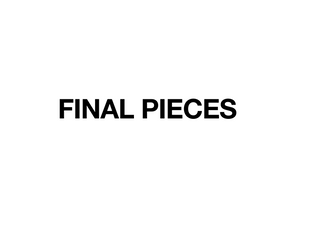 FINAL PIECES | PAGE