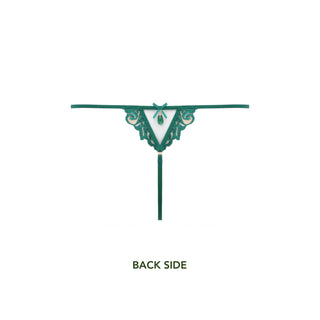 MALAK THONG Emerald Green
