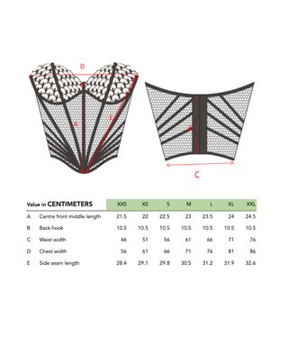 AKI CORSET - BLACK