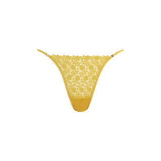 Brief Lingerie - Slip Lingerie in Yellow Color