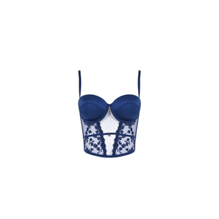 MALIZIA | Padded Bustier | Deep Blue