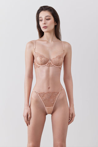 peachy String Thong Slip