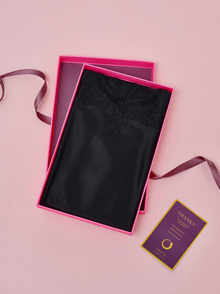 black silk box