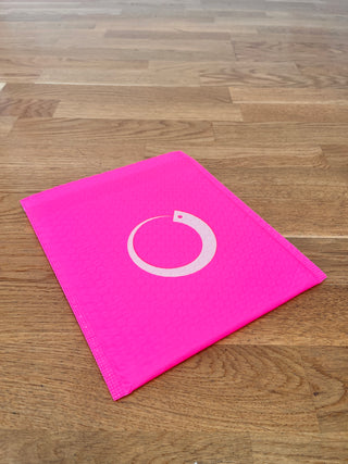 pink packaging envelope